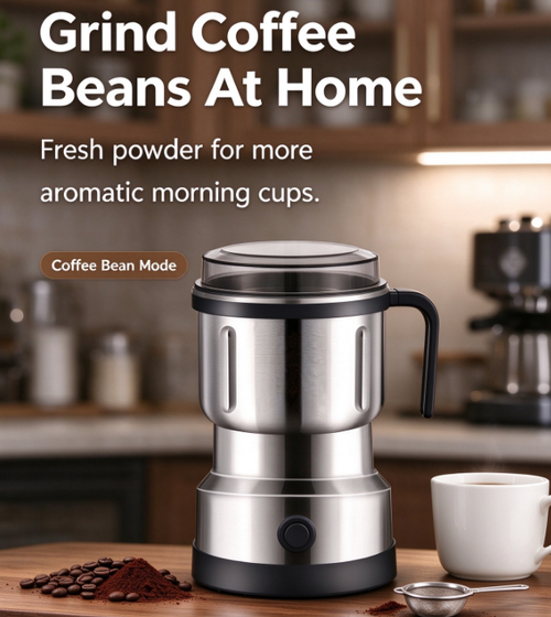 ✨DLJ-CePin✨Multifunctional Electric Grinder – For Coffee, Spices & Herbs, Powerful & Fast Grind🔥
