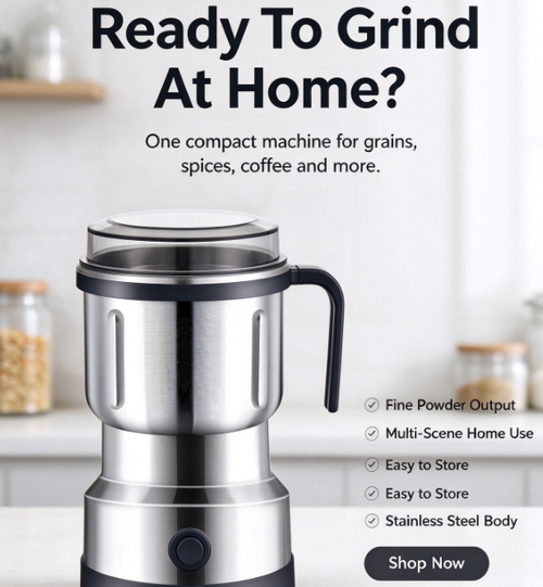 ✨DLJ-CePin✨Multifunctional Electric Grinder – For Coffee, Spices & Herbs, Powerful & Fast Grind🔥
