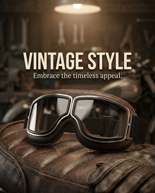 ✨DLJ-CePin✨🕶️ OTG Vintage Motorcycle Goggles (Fits Over Glasses)