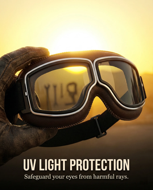 ✨DLJ-CePin✨🕶️ OTG Vintage Motorcycle Goggles (Fits Over Glasses)