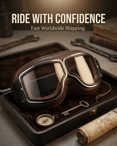 ✨DLJ-CePin✨🕶️ OTG Vintage Motorcycle Goggles (Fits Over Glasses)