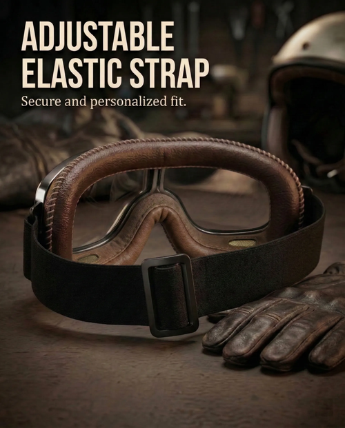 ✨DLJ-CePin✨🕶️ OTG Vintage Motorcycle Goggles (Fits Over Glasses)