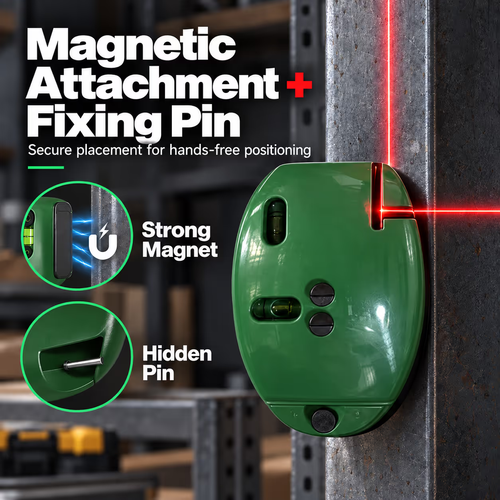 ✨DLJ-CePin✨📐90° Laser Level — Project Perfect Right Angles for Fast, Precise Alignment!