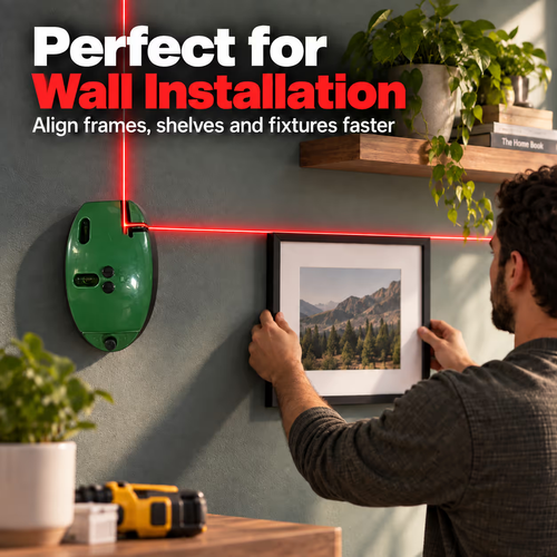 ✨DLJ-CePin✨📐90° Laser Level — Project Perfect Right Angles for Fast, Precise Alignment!
