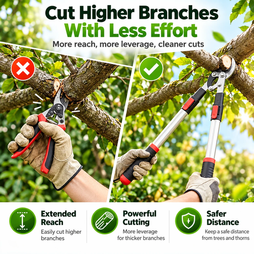 ✨DLJ-CePin✨Extendable Telescopic Tree Pruning Loppers