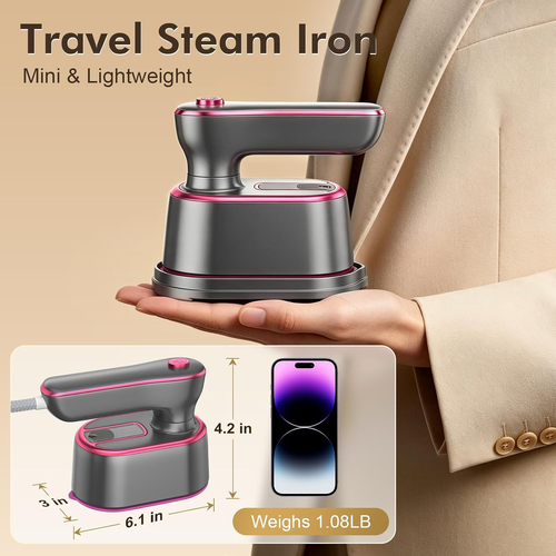 ✨DLJ-CePin🔥2-in-1 Handheld Garment Steamer & Iron
