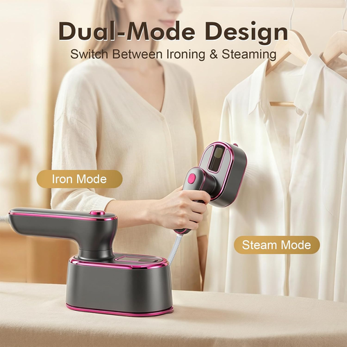 ✨DLJ-CePin🔥2-in-1 Handheld Garment Steamer & Iron