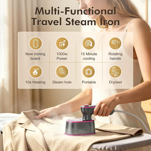 ✨DLJ-CePin🔥2-in-1 Handheld Garment Steamer & Iron