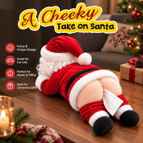 ✨DLJ-CePin✨Funny Santa Butt Tissue Box