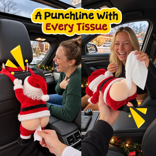✨DLJ-CePin✨Funny Santa Butt Tissue Box