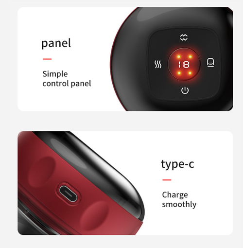 ✨DLJ-CePin✨Smart Electric Breathing, Heating, and Meridian Massager
