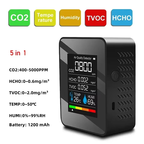 ✨DLJ-Cepin✨5-in-1 Multifunctional Air Quality Monitor