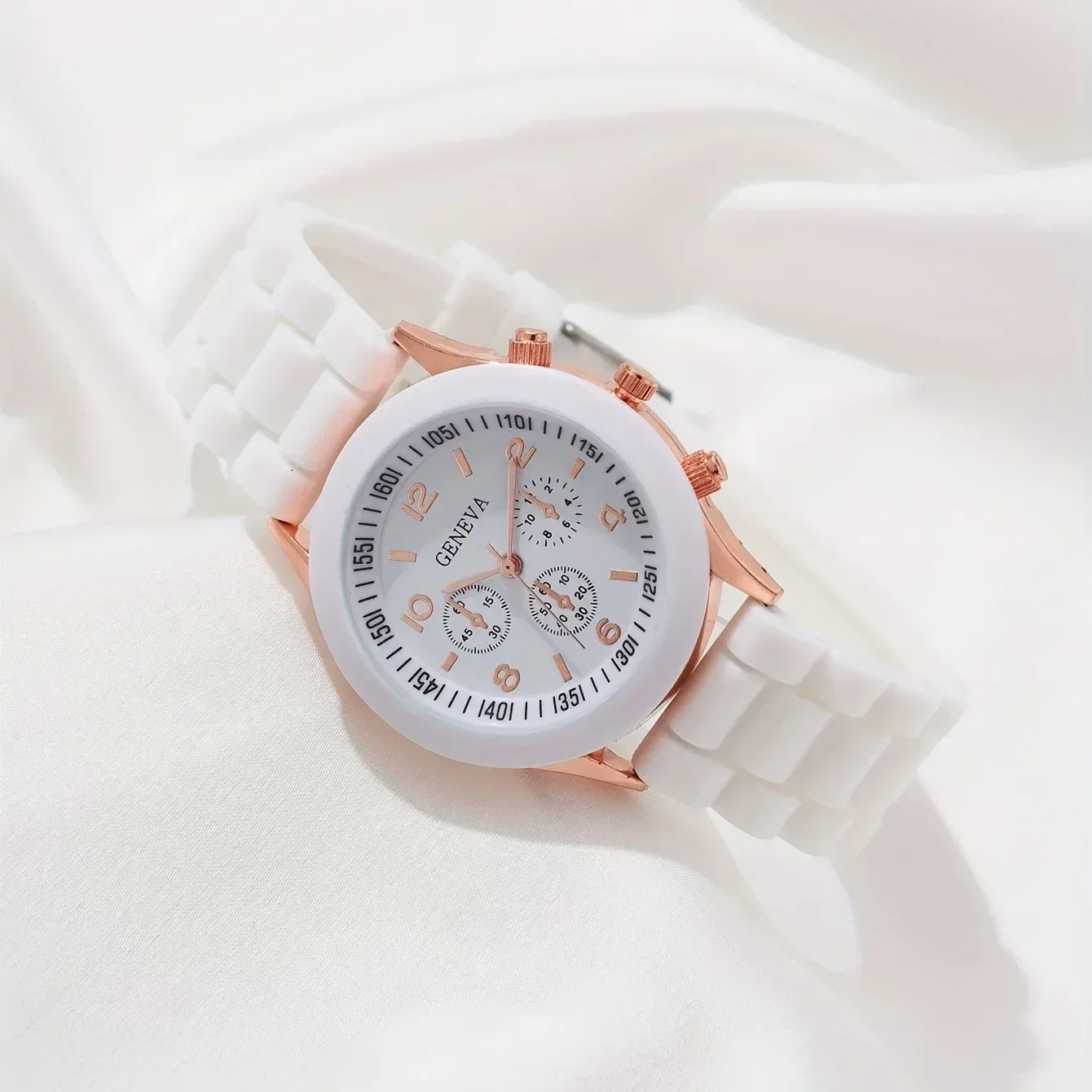 ✨DLJ✨2PCS Set Luxury Watch Women Ring Necklace