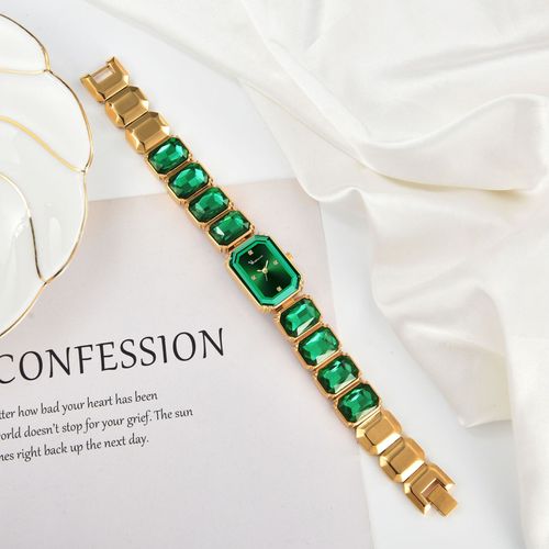 Luxury Diamond-Fashionable Women's Square Quartz Watch