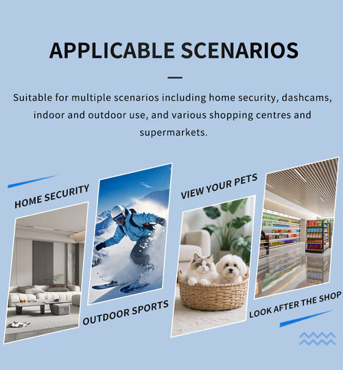 ✨DLJ- Cepin✨Smart WiFi Security Camera – 1080P HD, Night Vision, Motion Detection, Low Power