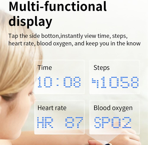 ✨DLJ-CePin✨Call ID Reminder Smart Ring Heart Rate Blood Waterproof Health Multi Sports Ring 2026