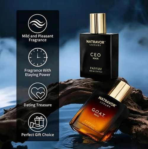 ✨DLJ-CePin✨Gentlemen's Fragrance Set 2 PCS with CEO MAN Perfume & G.O.A.TMAN Aroma