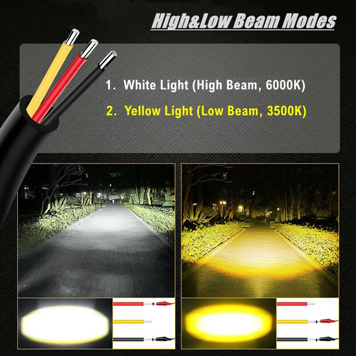 ✨DLJ-CePin✨Yellow White LED Work Light Driving Lamp