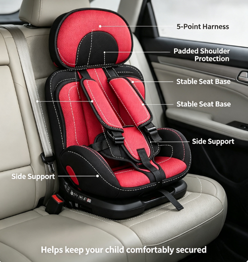 ✨DLJ-CePin✨Auto Child Safety Seat Simple Car