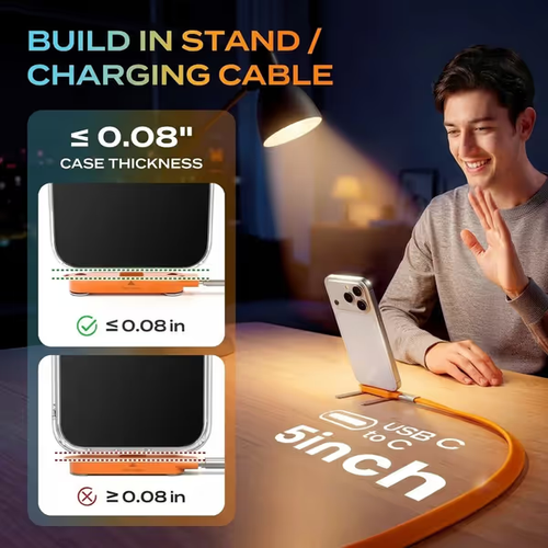 ✨DLJ-Cepin✨Fast-Charging Cable with Detatchable Stand
