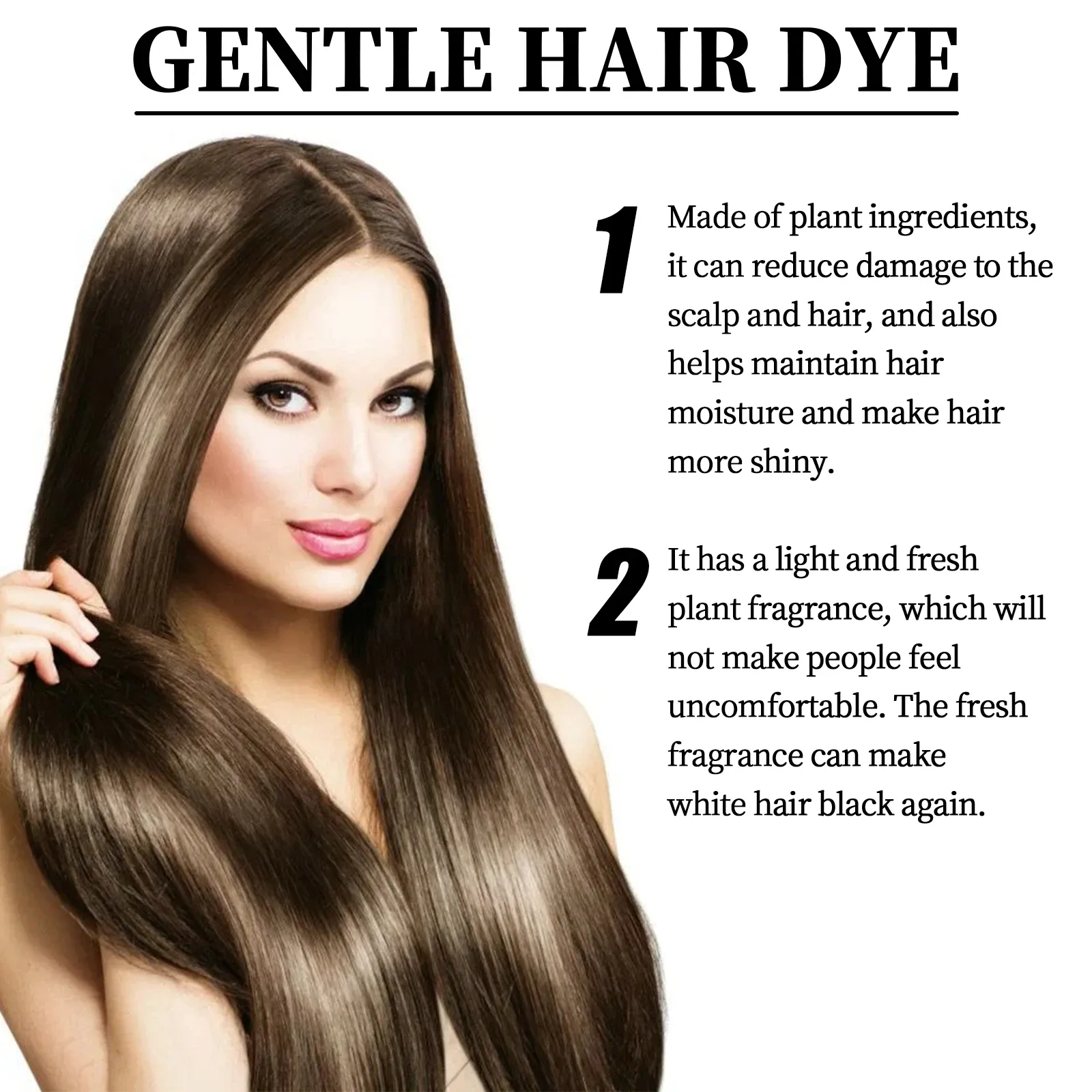 ✨DLJ✨Natural Hair Dye Cream with Comb
