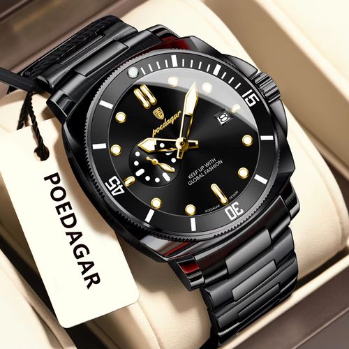 POEDAGAR Luxury Business Men's Watch