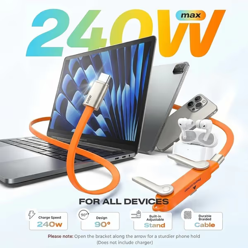 ✨DLJ-Cepin✨Fast-Charging Cable with Detatchable Stand