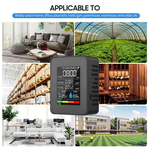 ✨DLJ-Cepin✨5-in-1 Multifunctional Air Quality Monitor