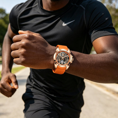 ✨DLJ-CePin✨Skeletonized, Sporty, Fashionable Large-Dial Quartz Watch