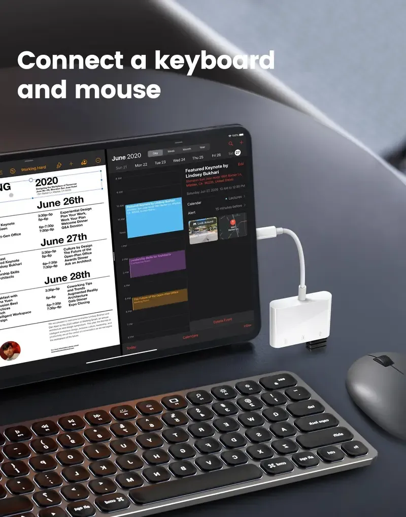 🔥ZZP-cepin🔥3-in-1 USB C OTG Adapter with TF ,SD,Micro Memory Card Reader, Type-C to USB C A Multi Port Hub for iPhone 15 16 Samsung Android Laptop, Supports camera data transfer