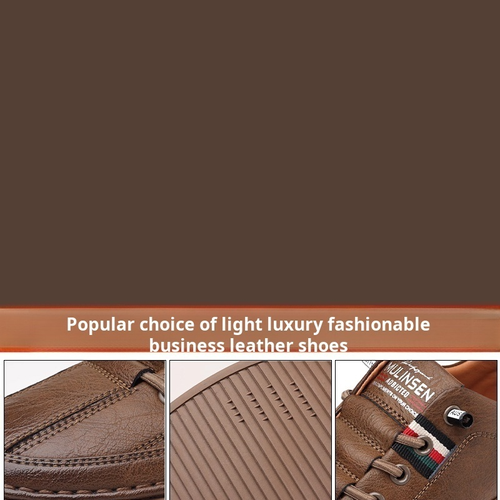 Super soft and durable men's leather shoes