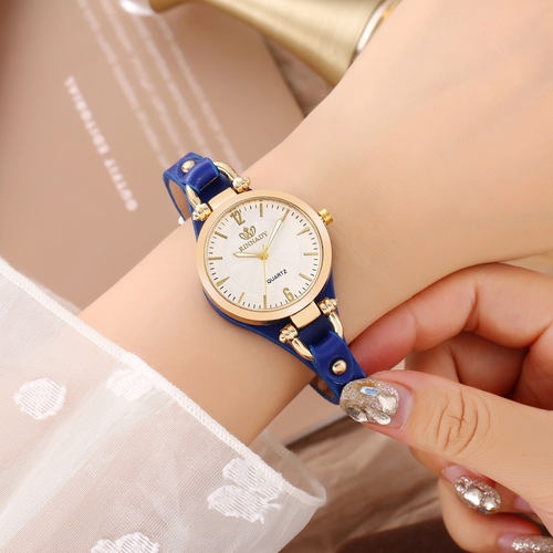 ✨DLJ-CePin✨New Women's Quartz Watch with a Slim Leather Strap