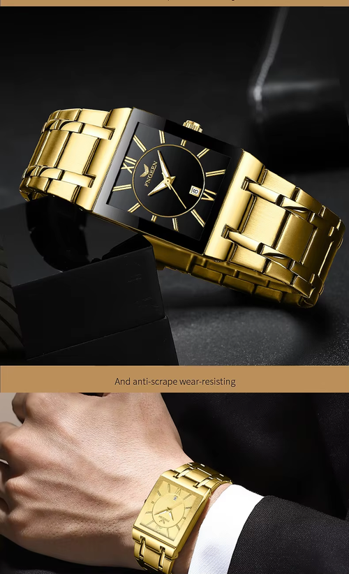✨DLJ-CePin✨Luxury Men Quartz Watch Steel Bracelet