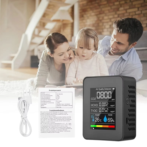✨DLJ-Cepin✨5-in-1 Multifunctional Air Quality Monitor