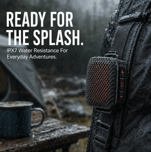 ✨DLJ-Cepin✨🔊 2026 New Magnetic Clip-On Bluetooth Speaker | IPX7 Waterproof, TWS Stereo