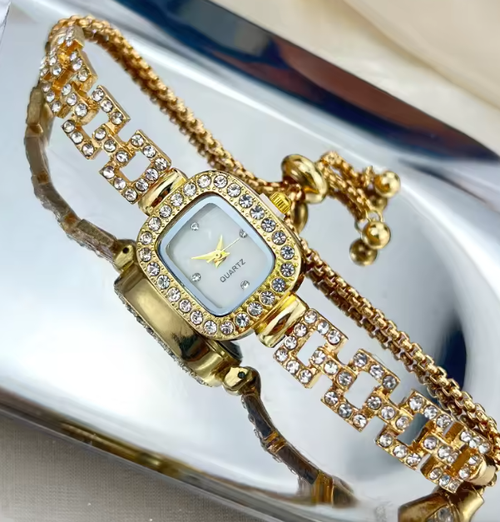 ✨DLJ-CePin✨Luxury Rhinestone Bracelet Strap Women Watches