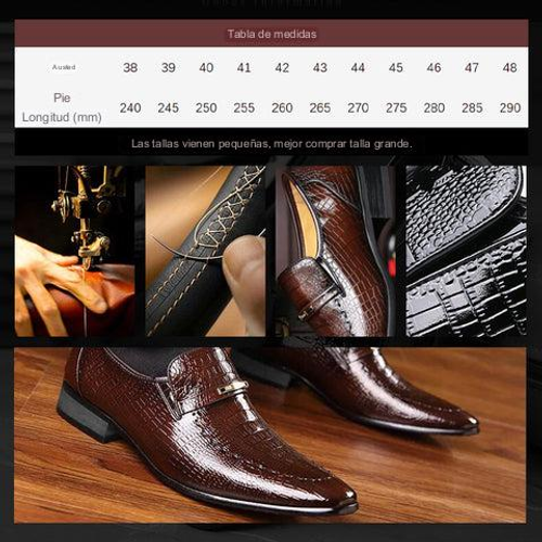 Leather shoes for men