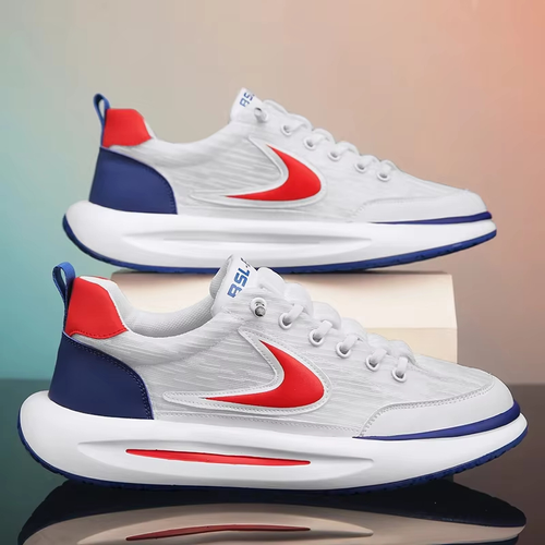 Fashion 2025 new breathable mesh men's casual sports shoes