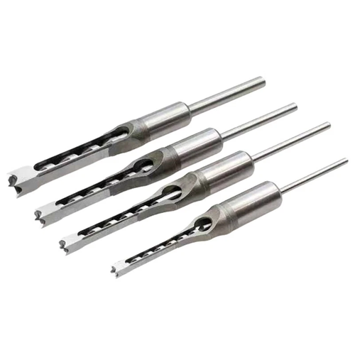 4-Piece Square Hole Drill Bit Set