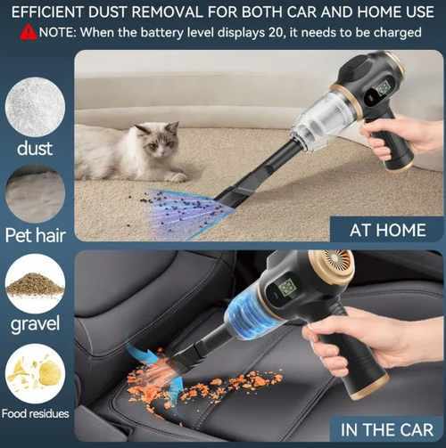 ✨DLJ- Cepin✨Handheld Cordless Car Vacuum Cleaner 19000pa Powerful 6-in-1 Portable