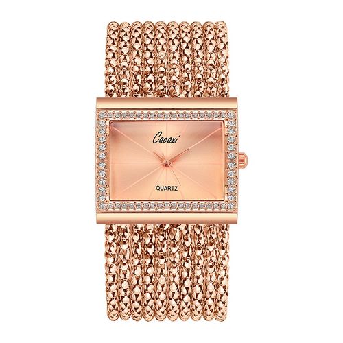 Stylish Gold and Diamond Watch