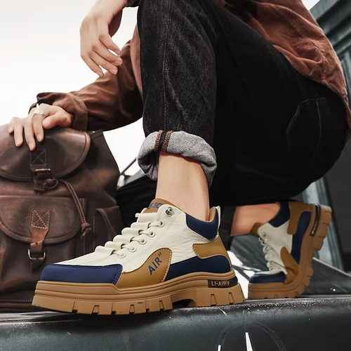 Men's casual workwear slip-on sports thick-soled trendy shoes