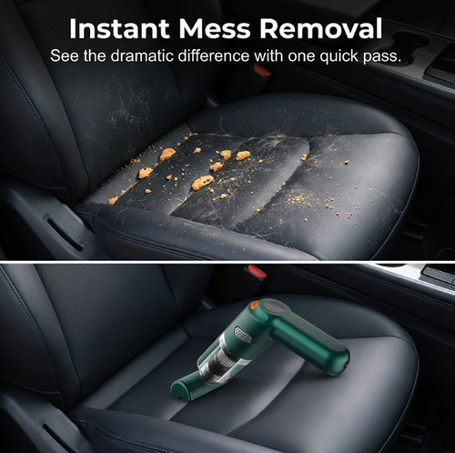 ✨DLJ-CePin✨Cordless car vacuum – 10000Pa suction, lightweight, long battery life!