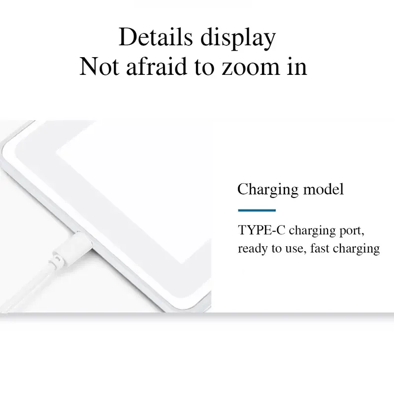 🔥ZZP-CEPIN🔥Car Sun Visor Makeup Mirror, LED Touch Screen Adjustable Brightness Auto Interior Makeup HD Mirror