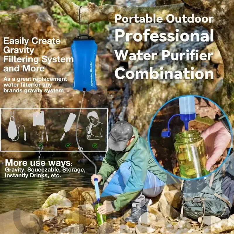 🔥ZZP-CEPIN🔥Outdoor Water Filter, Straw Water Filter, Portable Water Filter