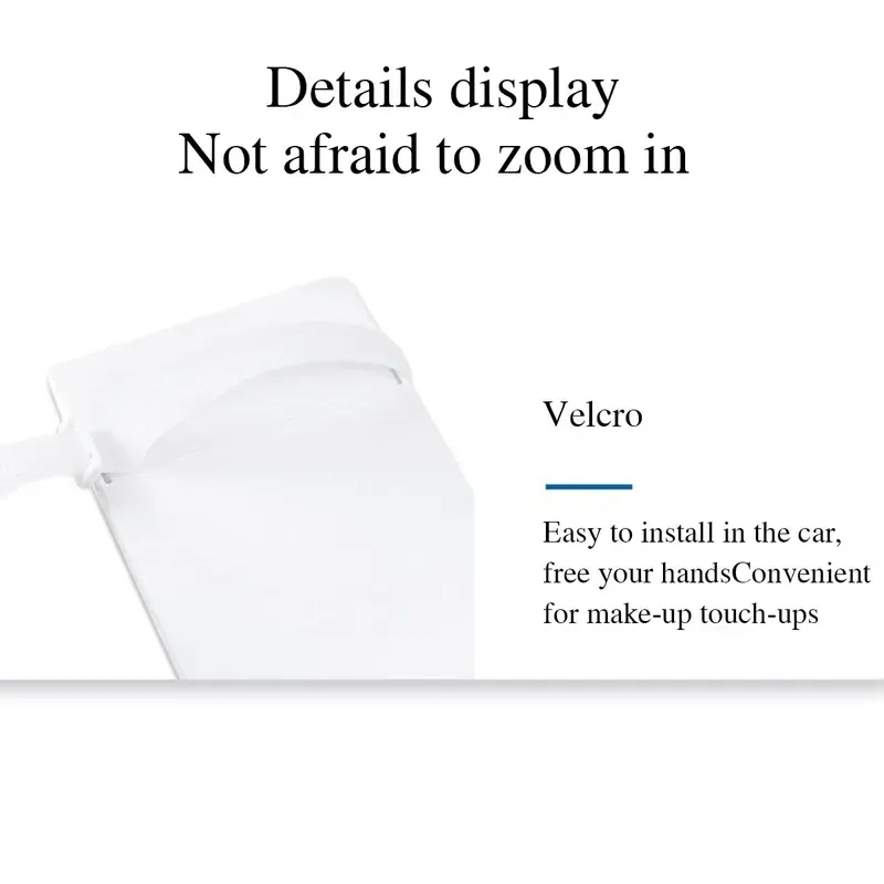 🔥ZZP-CEPIN🔥Car Sun Visor Makeup Mirror, LED Touch Screen Adjustable Brightness Auto Interior Makeup HD Mirror