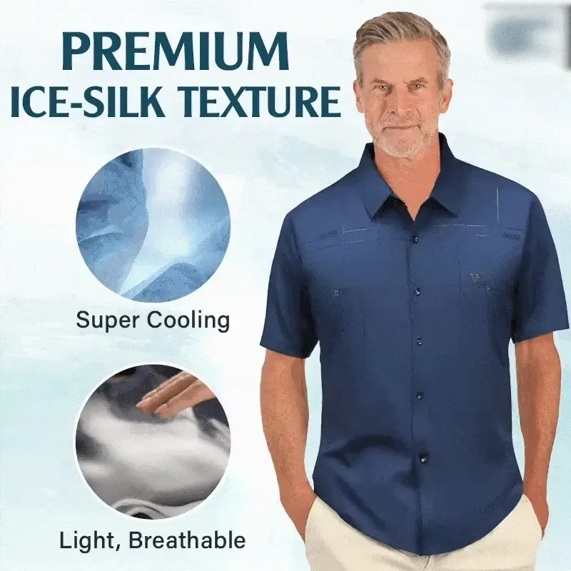 Men's Ice Silk Business Shirt