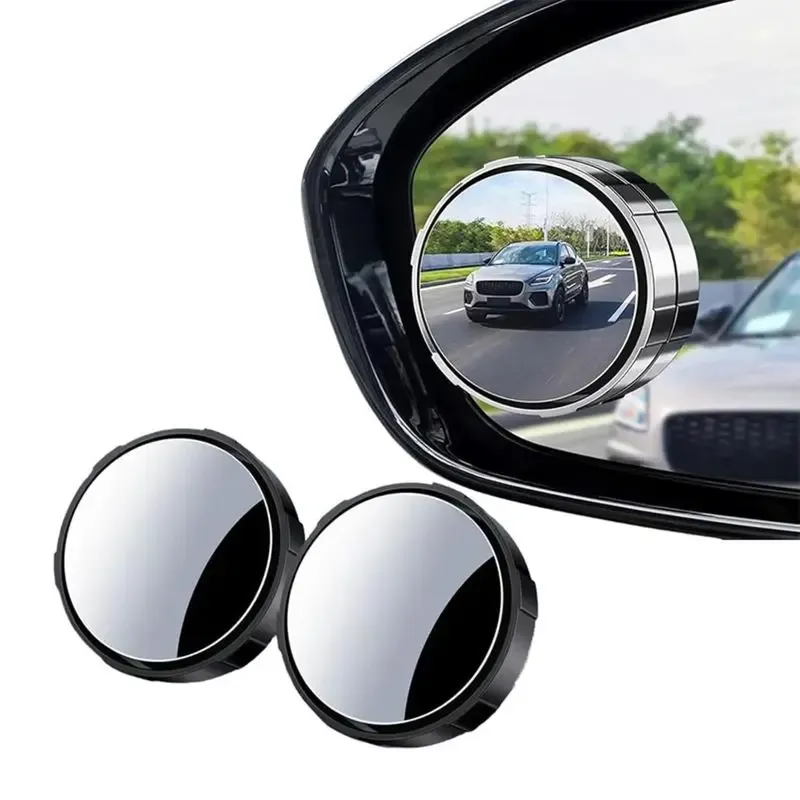 🔥ZZP-CEPIN🔥2Counts Safety driving mirror,Car Blind Spot Mirror, Wide Angle Mirror for Car Rearview Mirror,360-Degree Reversing Mirror