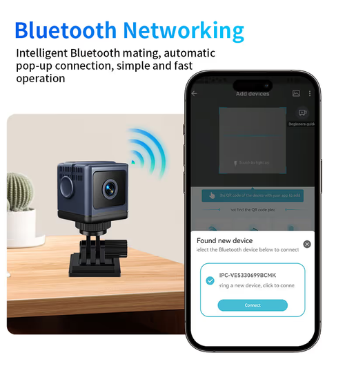 ✨DLJ- Cepin✨Smart WiFi Security Camera – 1080P HD, Night Vision, Motion Detection, Low Power