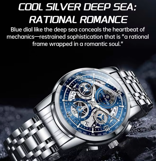 ✨DLJ-Cepin✨Fashion Hollow Business Men's Multifunctional Quartz Watch